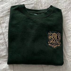 Harry Potter Slug Club Embroidered Sweatshirt S